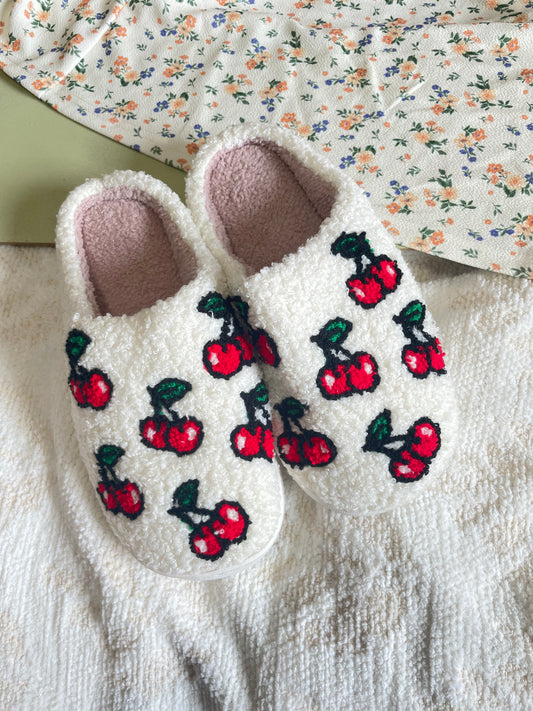 Cherry Slippers