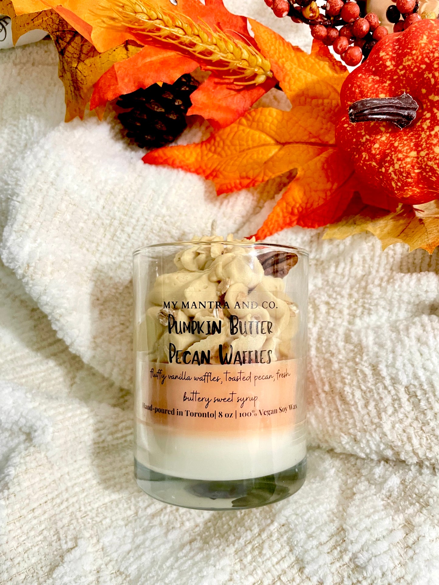 9oz Pumpkin Butter Pecan Waffles Candle