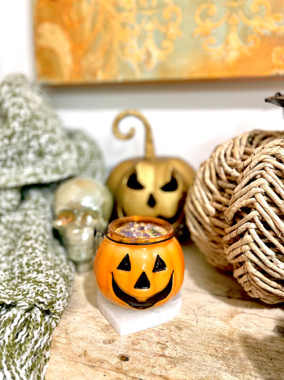 Pumpkin Jack-O-Lantern Candle